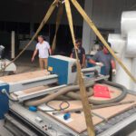 movimentacao e transporte de tornos e router CNC 150x150 - Cilesio Transportes - Especialistas em Transporte Vertical