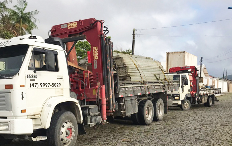 a importancia do planejamento no transporte com o caminhão munck