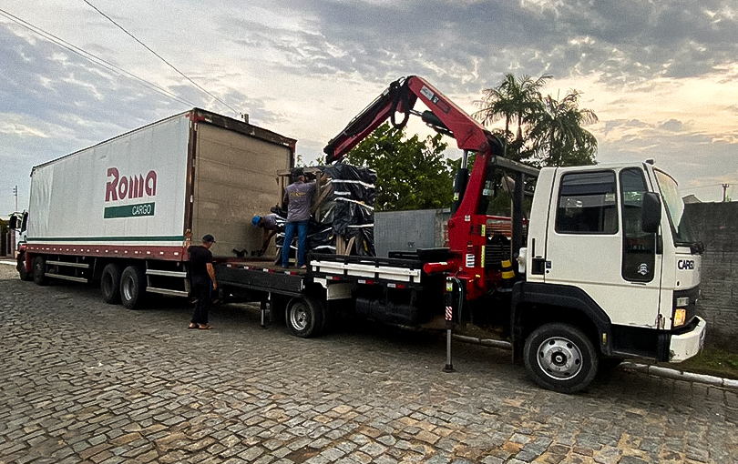 cargas em penha - Como funciona o caminhão munck para içamento de cargas em Penha?