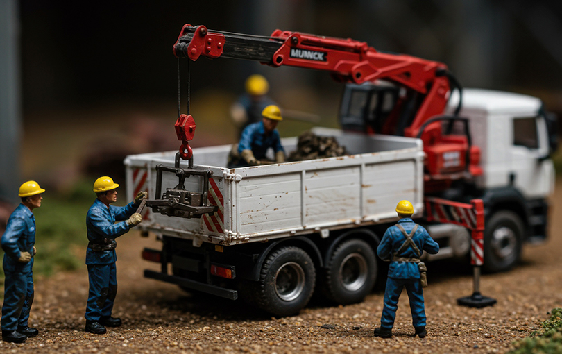 construcao civil - Acompanhe as aplica&ccedil;&otilde;es do caminh&atilde;o munck na constru&ccedil;&atilde;o civil