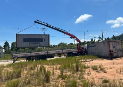 ex transporte de container 07 400x284 - Transporte de Container em Itaja&iacute; / SC