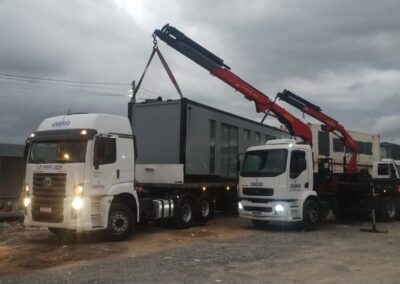 ex transporte de container 08 400x284 - Transporte de Container em Itaja&iacute; / SC